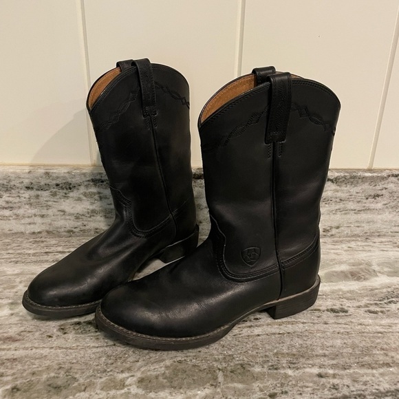 Ariat Black Boots Western Womens Size 5.5 - Picture 3 of 7